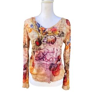 Vintage Y2K Long Sleeve European Top